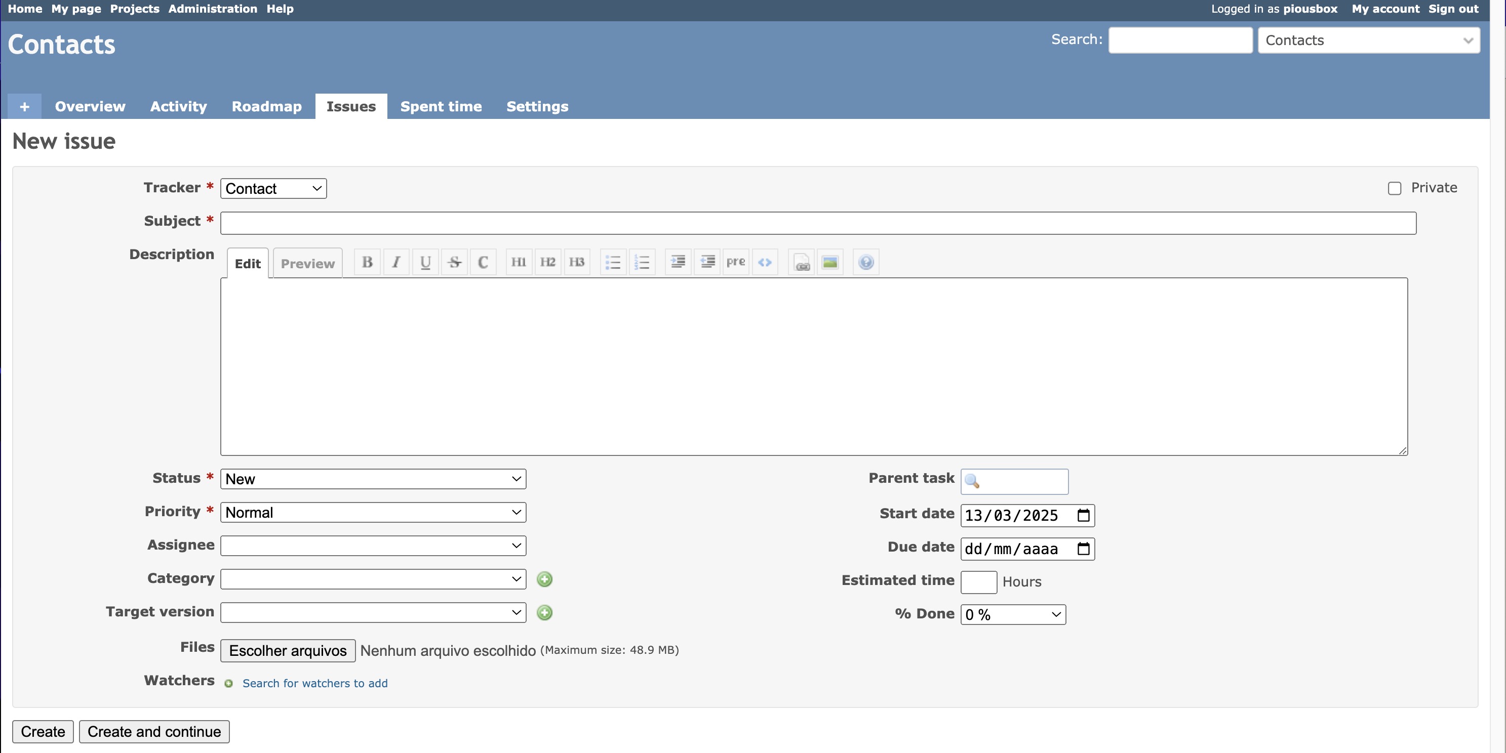 Redmine UI