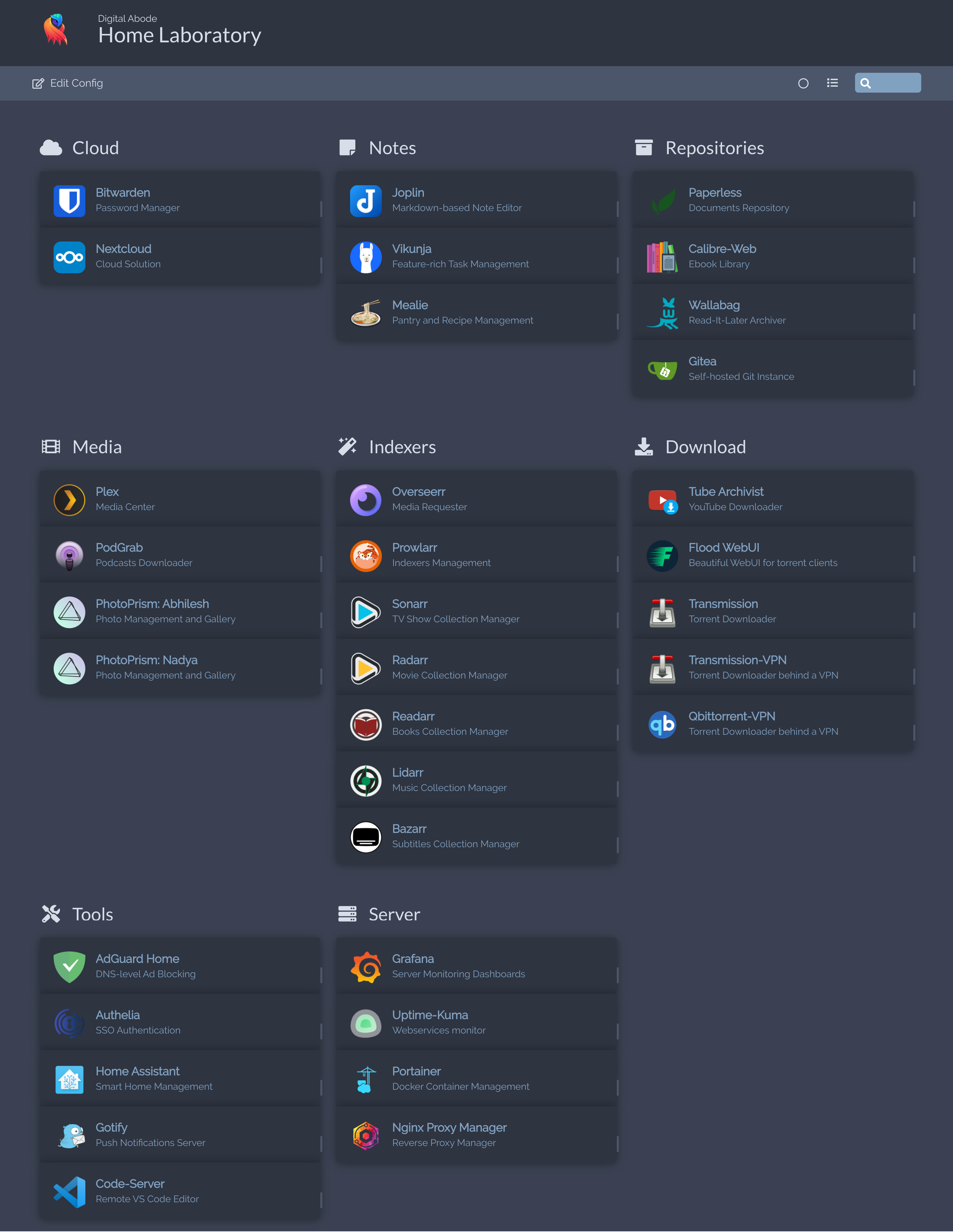 A review of some on-prem software services
