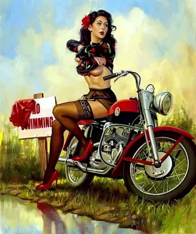 Pinup Metal Prints for Sale